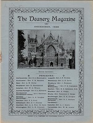 The Deanery Magazine. Exeter Cathedral (a long run)