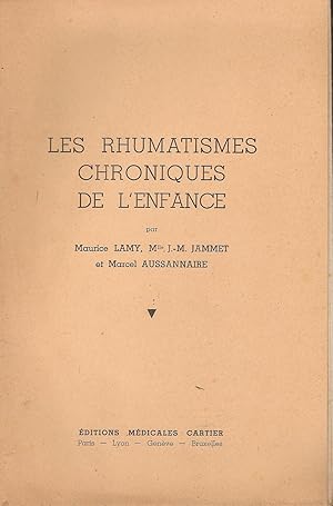 Image du vendeur pour Les Rhumatismes chroniques de l'enfance, suivi de Traitement des Rhumatismes chroniques de l'enfance par Lucien Garot mis en vente par Bouquinerie L'Ivre Livre