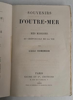 Seller image for SOUVENIRS d'OUTRE-MER for sale by Liseronsblancs