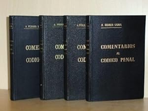 Bild des Verkufers fr COMENTARIOS AL CDIGO PENAL I - II - III - IV (4 Tomos) zum Verkauf von Libros del Reino Secreto