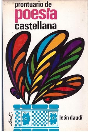 Seller image for PRONTUARIO DE POESIA CASTELLANA. for sale by Llibres de Companyia