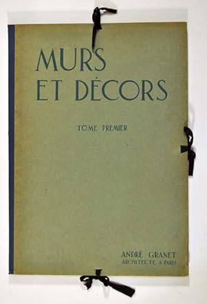 Seller image for Murs et Dcors Tome I et Tome II for sale by Chlo et Denis Ozanne