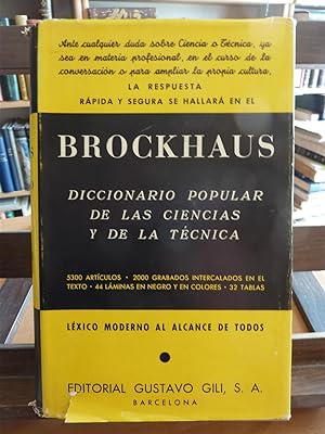 BROCKAUS DICCIONARIO POPULAR DE LAS CIENCIAS Y DE LA TECNICA