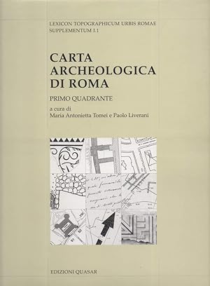 Seller image for CARTA ARCHEOLOGICA DI ROMA - PRIMO QUADRANTE - Lexicon topographicum urbis romae supplementum I.1 for sale by Invito alla Lettura