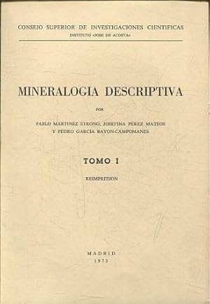 MINERALOGÍA DESCRIPTIVA. TOMO I.