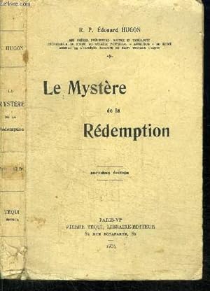 Bild des Verkufers fr LE MYSTERE DE LA REDEMPTION zum Verkauf von Le-Livre
