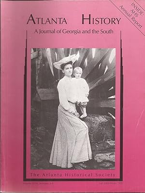 Image du vendeur pour Atlanta History: A Journal of Georgia and the South Fall 1988-Winter 1989 mis en vente par Auldfarran Books, IOBA