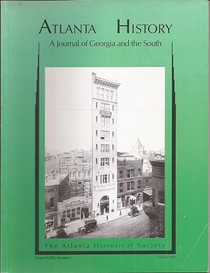 Seller image for Atlanta History: A Journal of Georgia and the South Spring 1988 for sale by Auldfarran Books, IOBA