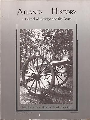 Seller image for Atlanta History: A Journal of Georgia and the South Summer 1989 for sale by Auldfarran Books, IOBA
