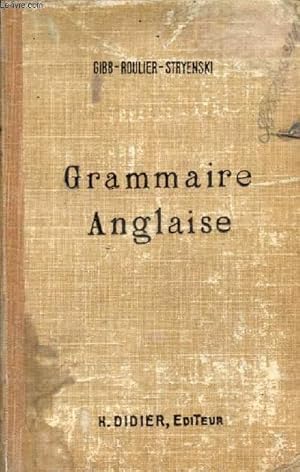 Seller image for GRAMMAIRE ANGLAISE for sale by Le-Livre