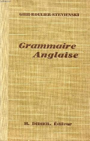 Seller image for GRAMMAIRE ANGLAISE for sale by Le-Livre