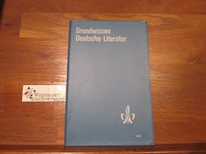 Seller image for Grundwissen deutsche Literatur. Bearb. von u. Heinz Oblnder for sale by Antiquariat im Kaiserviertel | Wimbauer Buchversand