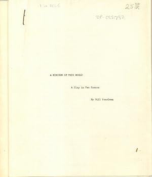 Seller image for Kingdom of This World: a Play in Two Scenes for sale by Back of Beyond Books