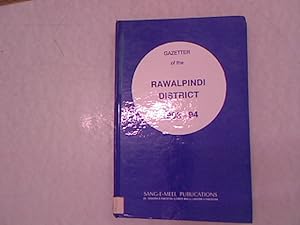 Bild des Verkufers fr Gazetteer of the Rawalpindi District 1893-94. Revised Edition. zum Verkauf von Antiquariat Bookfarm