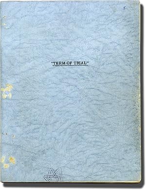 Seller image for Term of Trial (Original screenplay for the 1962 film, copy belonging to producer James H. Ware) for sale by Royal Books, Inc., ABAA