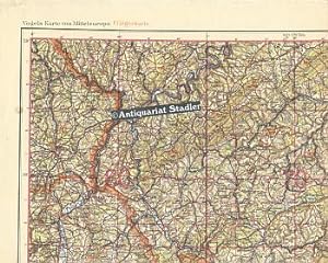 Vogels Karte von Mitteleuropa, Fliegerkarte: M 32 - SW Straßburg. Stand vom 28.2.41. Mißweisung f...