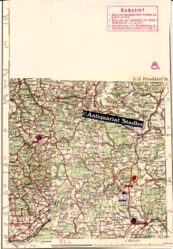 Übersichtskarte von Mitteleuropa. Blatt L 51 Frankfurt a.M.