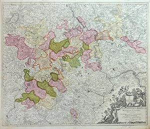 Mosellae Fluminis Tabula Specialis in qua Archiepiscopatus et Electoratus Trevirensis in suas Pra...