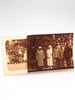 Deux photos : Croix-Rouge 14-18 Nice [ Avec : ] 14 Juin 1919 Hötel Impérial. Jean Maroger