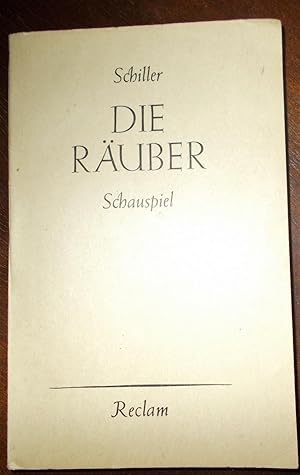 Bild des Verkufers fr Die Ruber: Schauspiel in fnf Akten zum Verkauf von Buchstube Tiffany