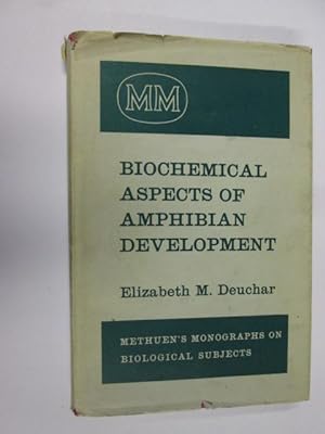 Immagine del venditore per Biochemical aspects of amphibian development (Monographs on biological subjects) venduto da Goldstone Rare Books