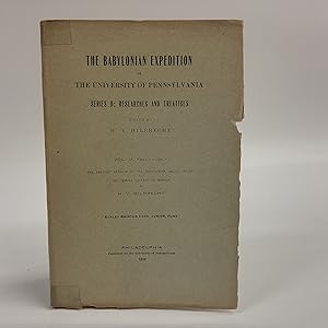 Imagen del vendedor de The Babylonian Expedition of the University of Pennsylvania, Series D: Researches and Treatises a la venta por Commonwealth Book Company, Inc.