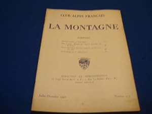 Revue Club Alpin Français. LA MONTAGNE. N°315. Juill. Déc. 1940