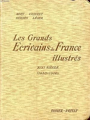 Seller image for LES GRANDS ECRIVAINS DE FRANCE ILLUSTRES, XIXe SIECLE (1850-1900), MORCEAUX CHOISIS ET ANALYSES for sale by Le-Livre
