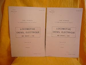 Livret Technique A L'Usage Du Personnel De Conduite LOCOMOTIVE DIESEL ELECTRIQUE BB 66001 à 318. ...