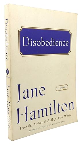 Seller image for DISOBEDIENCE (ADVANCE READING COPY) : A Novel for sale by Rare Book Cellar