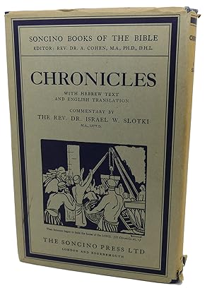 Seller image for CHRONICLES : With Hebrew Text, English Translation for sale by Rare Book Cellar