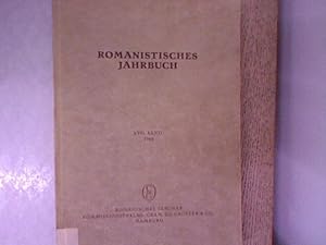 Bild des Verkufers fr Romanistisches Jahrbuch. XVII. Band (1966). zum Verkauf von Antiquariat Bookfarm