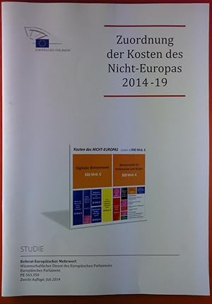 Seller image for Zuordnung der Kosten des Nicht - Europas 2014 - 19. Studie. for sale by biblion2