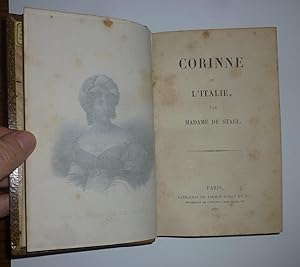 Image du vendeur pour Corrine ou l'Italie. Paris. Firmin-Didot et Cie. 1884. mis en vente par Mesnard - Comptoir du Livre Ancien