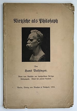 Bild des Verkufers fr Nietzsche als Philosoph zum Verkauf von Antiquariat Steffen Vlkel GmbH