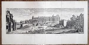[Estampe]. Veüe du Chasteau de Blois. Conspectus Regia Blesensis. [Gravure à l'eau-forte].