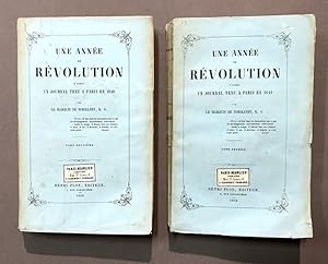 Une année de Révolution d'après un journal tenu à Paris en 1848.