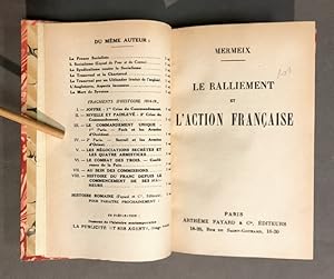 Le Ralliement et l'Action Française.