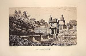 [Estampe]. Porte Rivotte à Besançon. Eau-forte originale.