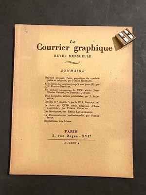 Le Courrier graphique n° 4. Revue des arts graphiques et des industries qui s'y rattachent.