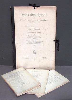 Etude morphologique sur les pronoms personnels dans les parlers actuels du Nivernais [avec :] Atl...