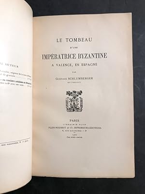 Le tombeau d'une impératrice byzantine à Valence, en Espagne.