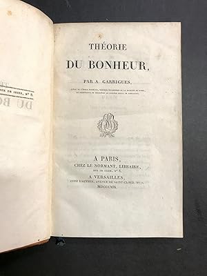 Théorie du bonheur.