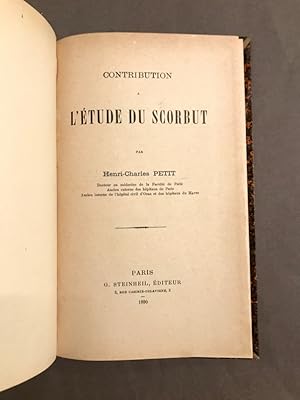 Contribution à l'étude du Scorbut.