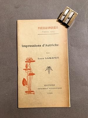 Presskongress Vienne 1904. Impressions d'Autriche.