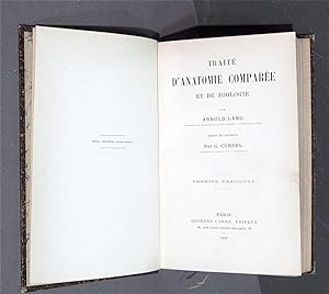 Traité d'anatomie comparée et de zoologie. Traduit de l'allemand par G. Curtel. Premier fascicule...