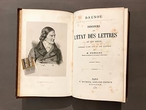 Discours sur l'état des Lettres au XIII° siècle. Précédé d'une notice sur l'auteur par M. Guérard.