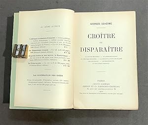 Croître ou disparaître. La loi de Malthus - la surpopulation.