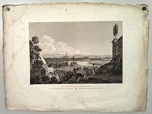 [Gravure à l'eau-forte]. Vistade Sevilla tomada de Sn. Juan de Alfarache. Vue de Sévile prise de ...