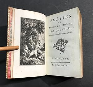 Poésies de monsieur le marquis de La Farre (sic). Nouvelle édition considérablement augmentée.